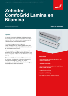 Zehnder_CSY_Technische documentatie Lamina en Bilamina