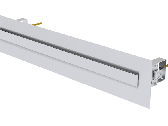 Rendering Zehnder ComfoGrid Bilamina Comfortable indoor ventilation Front view