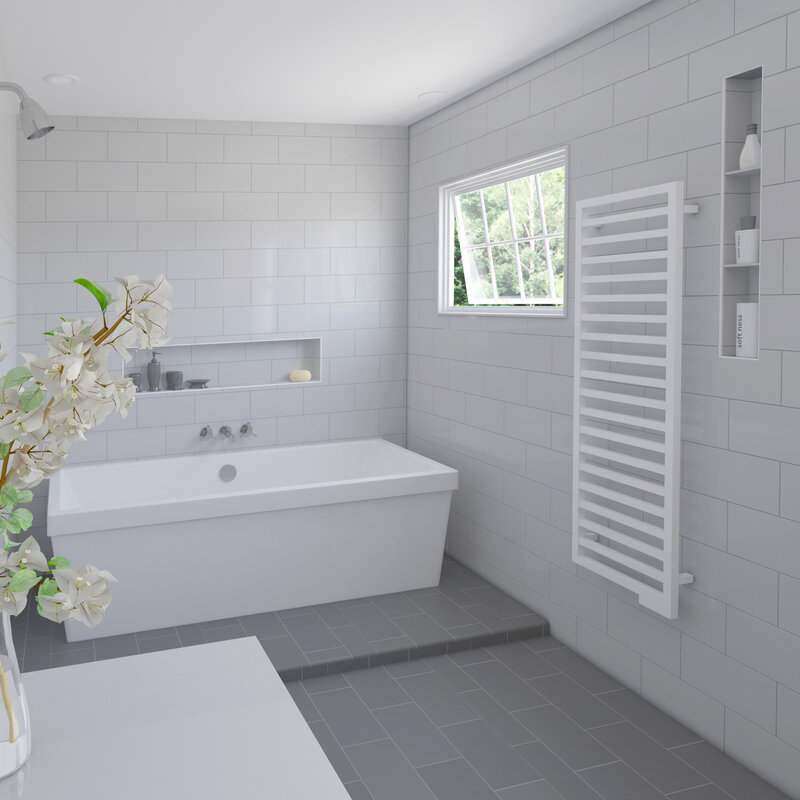 Rendering Zehnder Quaro Decorative radiator 