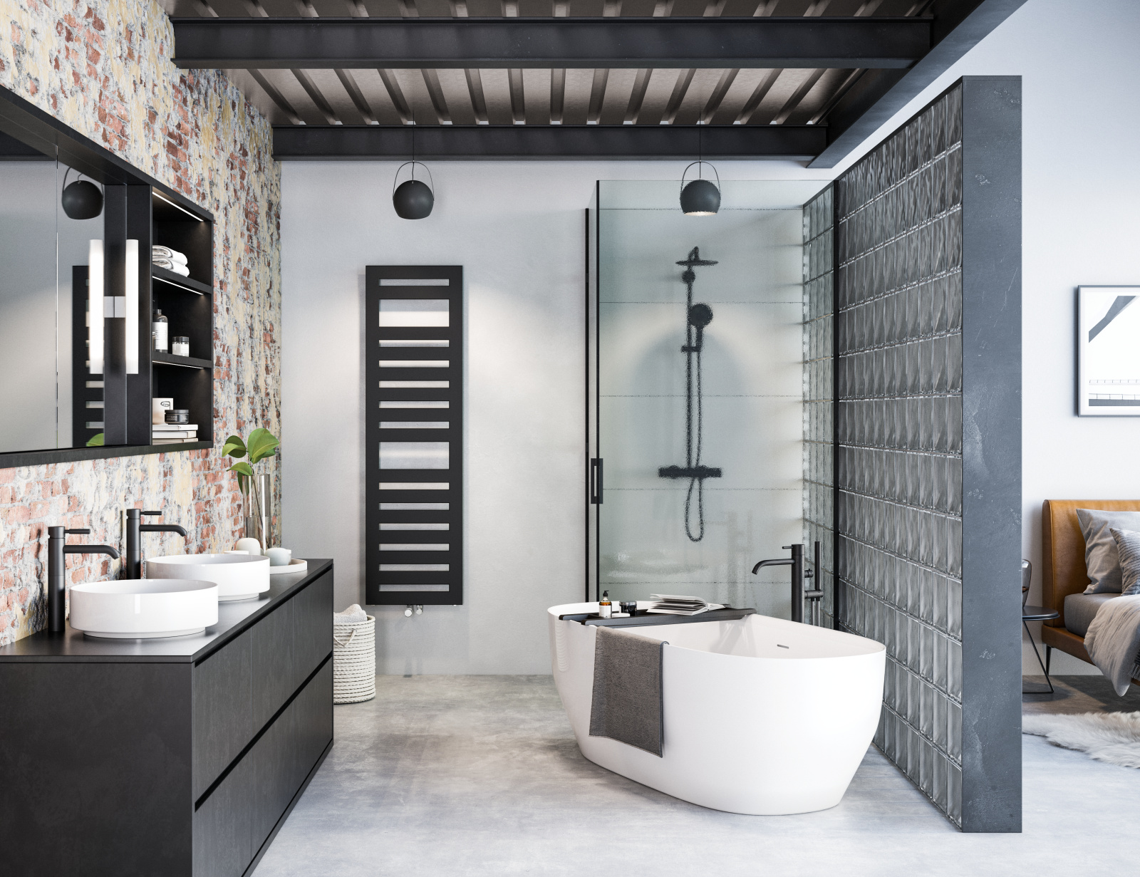 Rendering Zehnder Metropolitan Spa Decorative radiator 