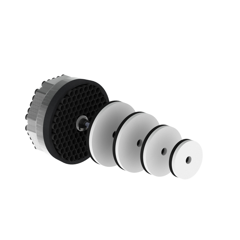 Cut-Out Zehnder ComfoSet Comfortable indoor ventilation Angled view