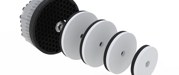 Rendering Zehnder ComfoSet Comfortable indoor ventilation Angled view