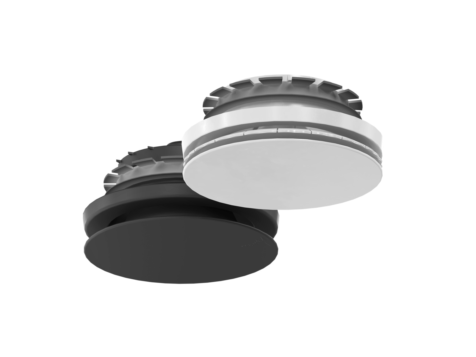 Cut-Out Zehnder ComfoValve Luna E125 Comfortable indoor ventilation Angled view