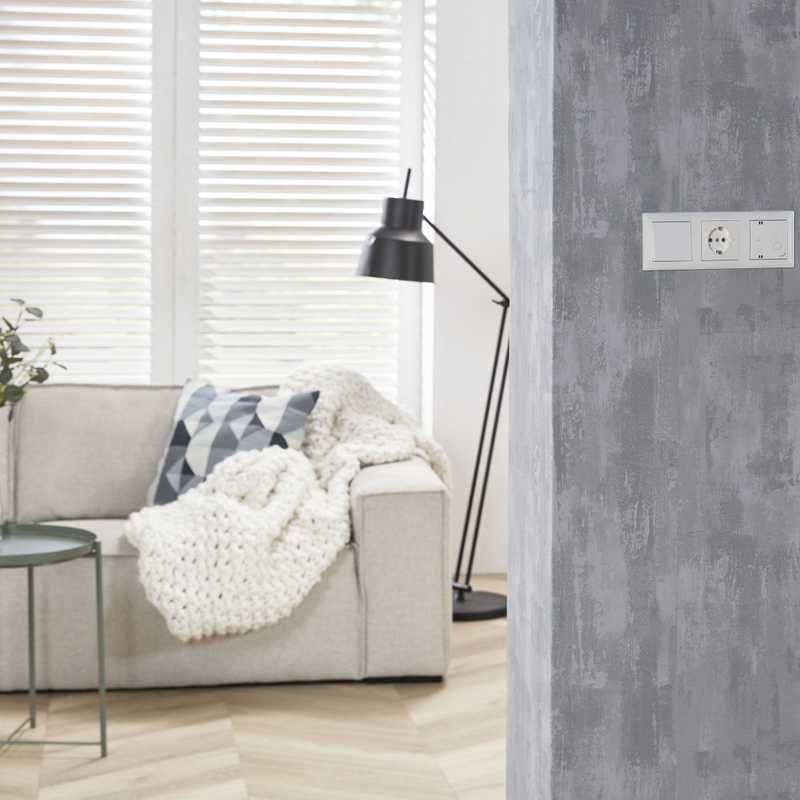 Rendering Zehnder CO2 Sensor RF Comfortable indoor ventilation Front view