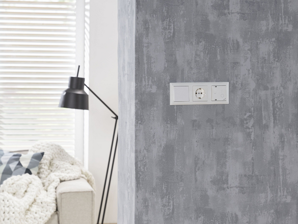 Rendering Zehnder CO2 Sensor RF Comfortable indoor ventilation Front view