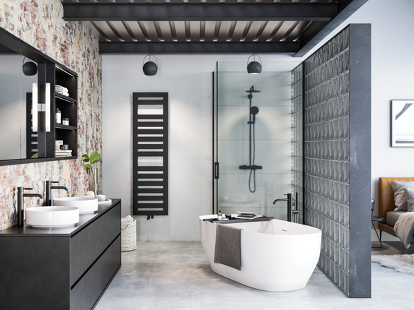 Rendering Zehnder Metropolitan Spa Decorative radiator 