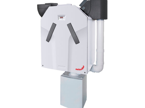 Cut-Out Zehnder CombiFlow Comfortable indoor ventilation Angled view