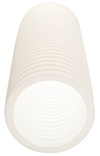 [Translate to Nederlands:] Witte flexibele buis, de luchtverdeelslang als basisvan het luchtverdeelsysteem comfotube 90