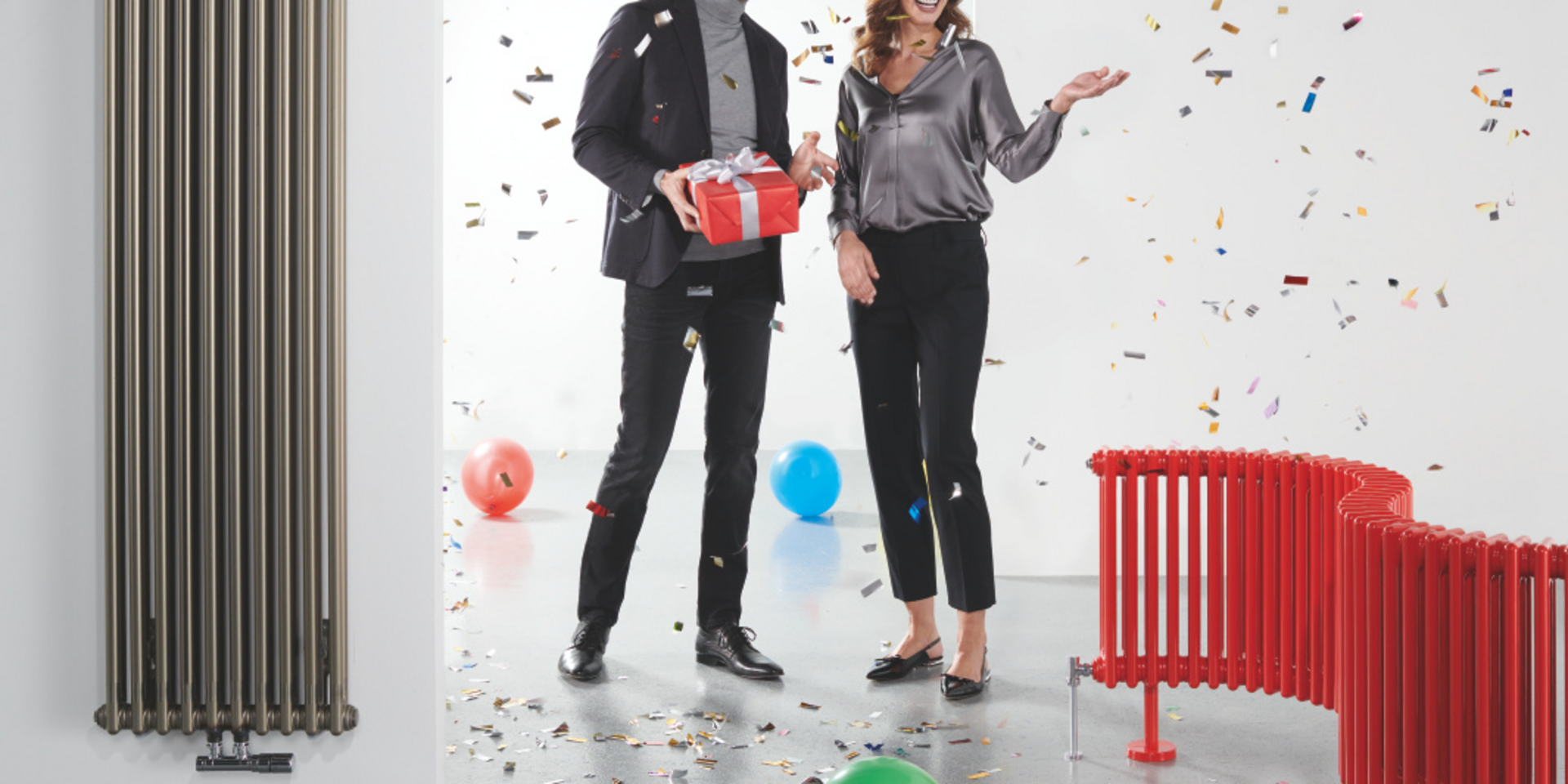 Key Visual Zehnder Charleston Decorative radiator Side view