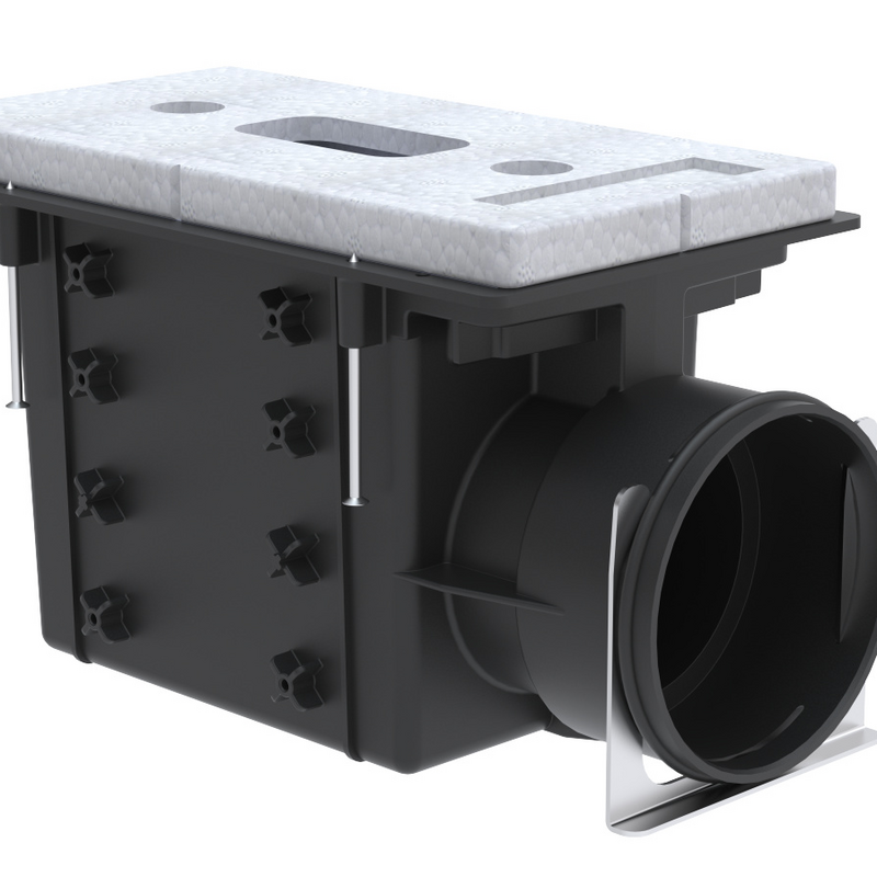 Rendering Zehnder ComfoCase CLD-P Comfortable indoor ventilation Angled view