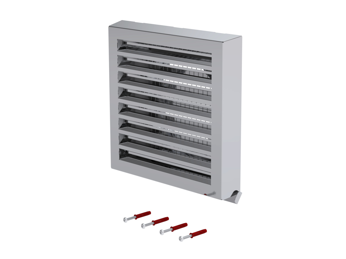 Rendering Zehnder ComfoEdge Comfortable indoor ventilation Angled view