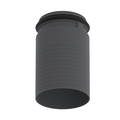 Cut-Out Zehnder ComfoCase TVA-P Comfortable indoor ventilation Angled view