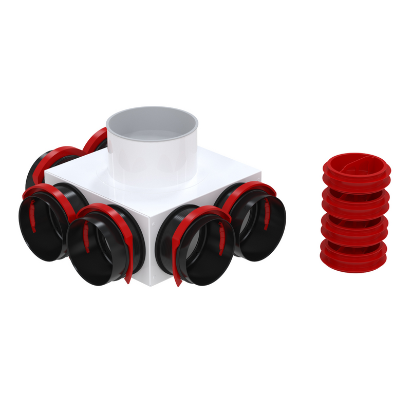 Rendering Zehnder ComfoCube CT Comfortable indoor ventilation Angled view