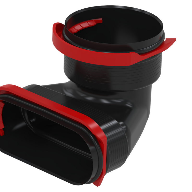 Rendering Zehnder ComfoFit convertor CT FL51 Comfortable indoor ventilation Angled view