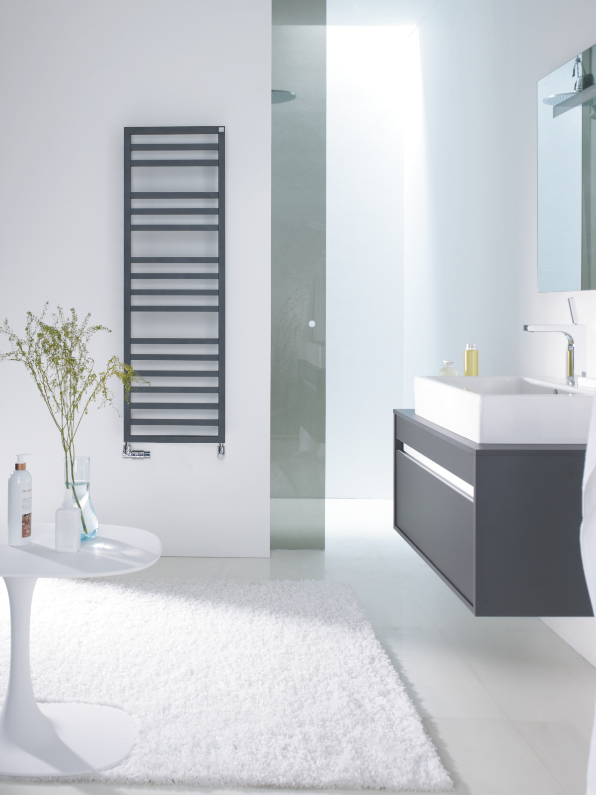 Rendering Zehnder Quaro Spa Decorative radiator Front view