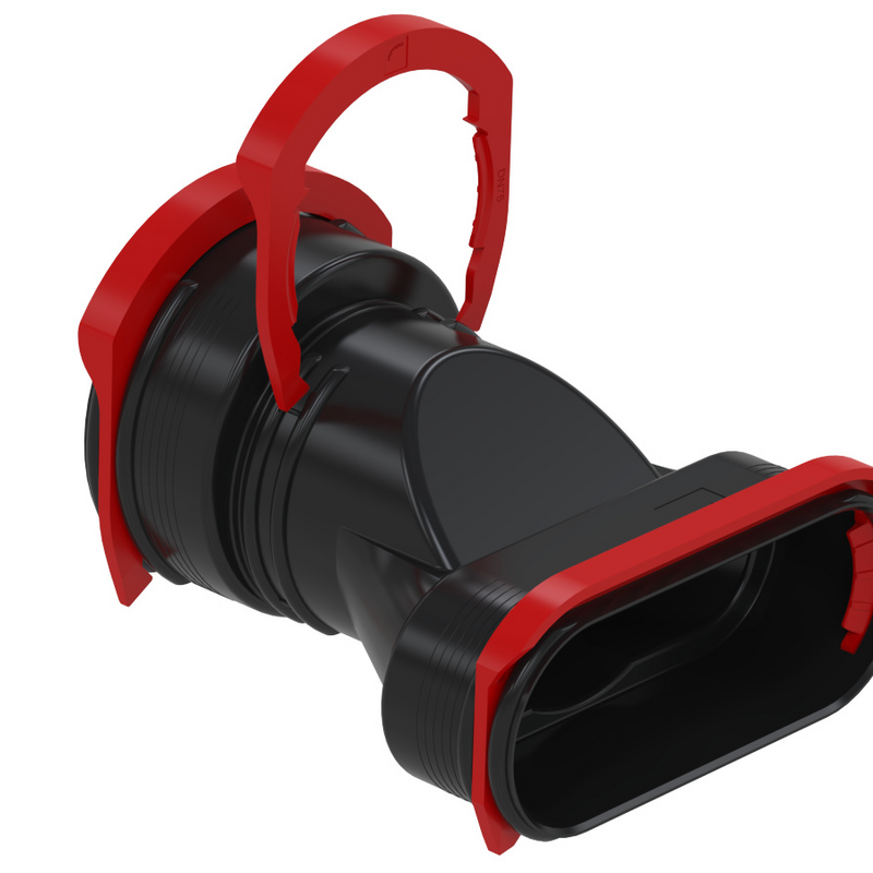 Rendering Zehnder ComfoFit convertor CT FL51 Comfortable indoor ventilation Angled view