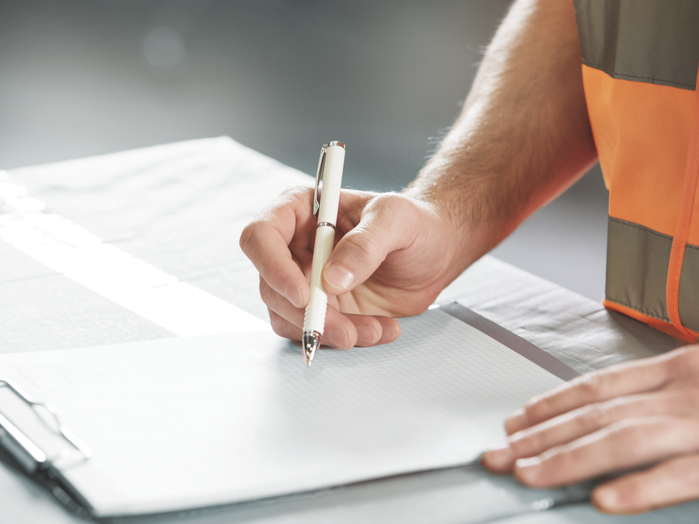 Planning Renovation Steps Correctly Planning renovation steps on a checklist before starting work