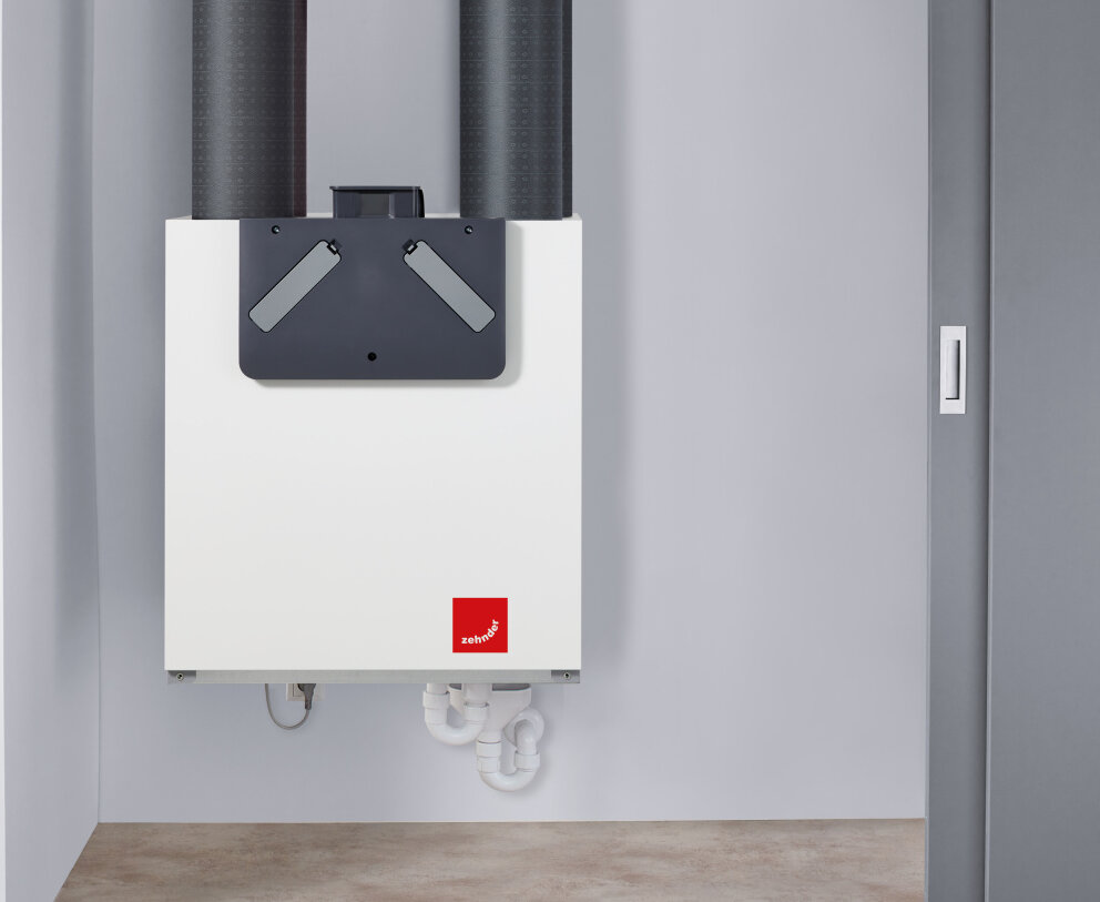 Cut-Out Zehnder ComfoAir E200 Comfortable indoor ventilation Front view
