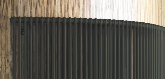 Rendering Zehnder Charleston Decorative radiator Front view