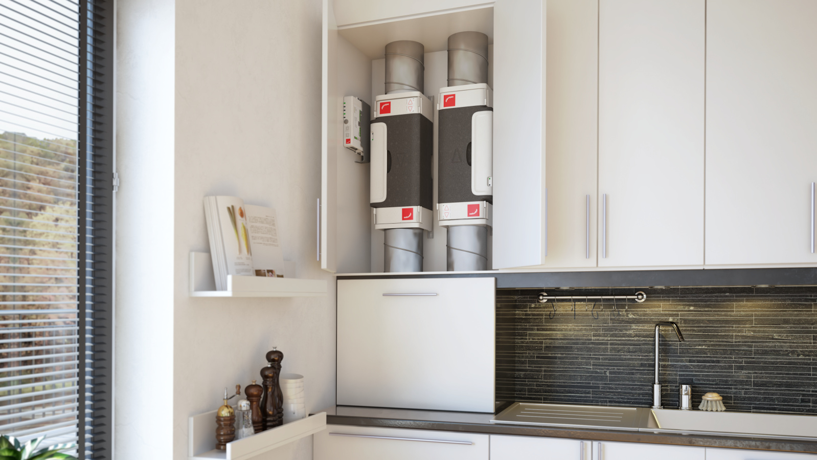 ComfoVar Aero, Milieu, Kitchen, Built-in