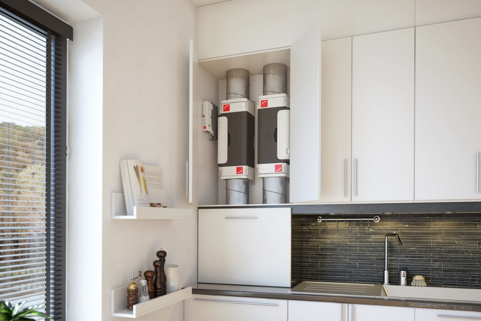 Zehnder_CSY_ComfoVarAero_Millieu_Kitchen ComfoVar Aero, Milieu, Kitchen, Built-in