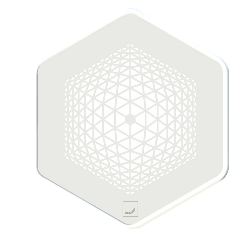 Rendering ComfoGrid CLRF/TVA Design line Comfortable indoor ventilation Top view