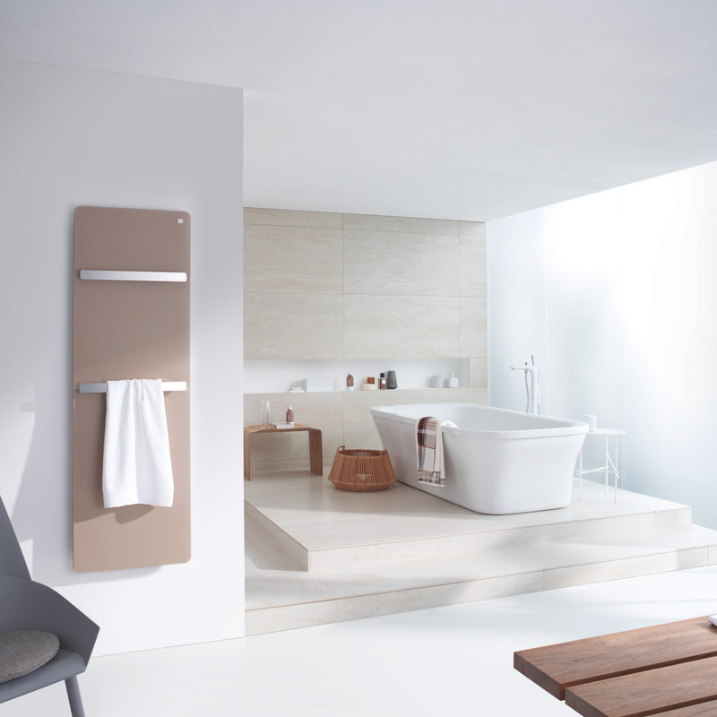 Rendering Zehnder Vitalo Bar Decorative radiator Front view