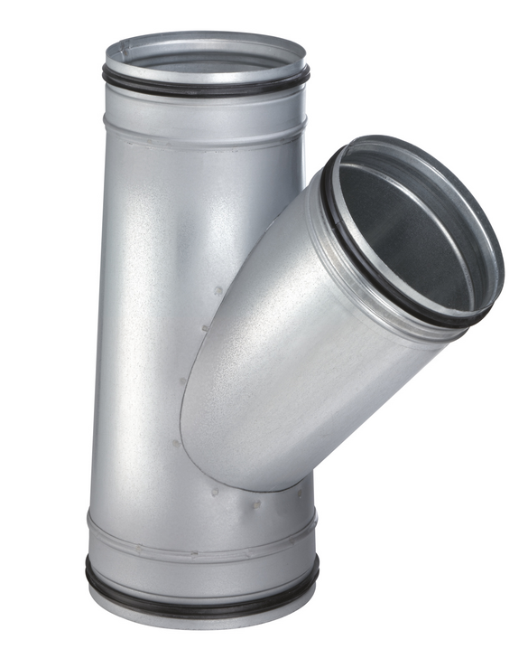 Cut-Out Zehnder ComfoFit y-piece CP Comfortable indoor ventilation Front view