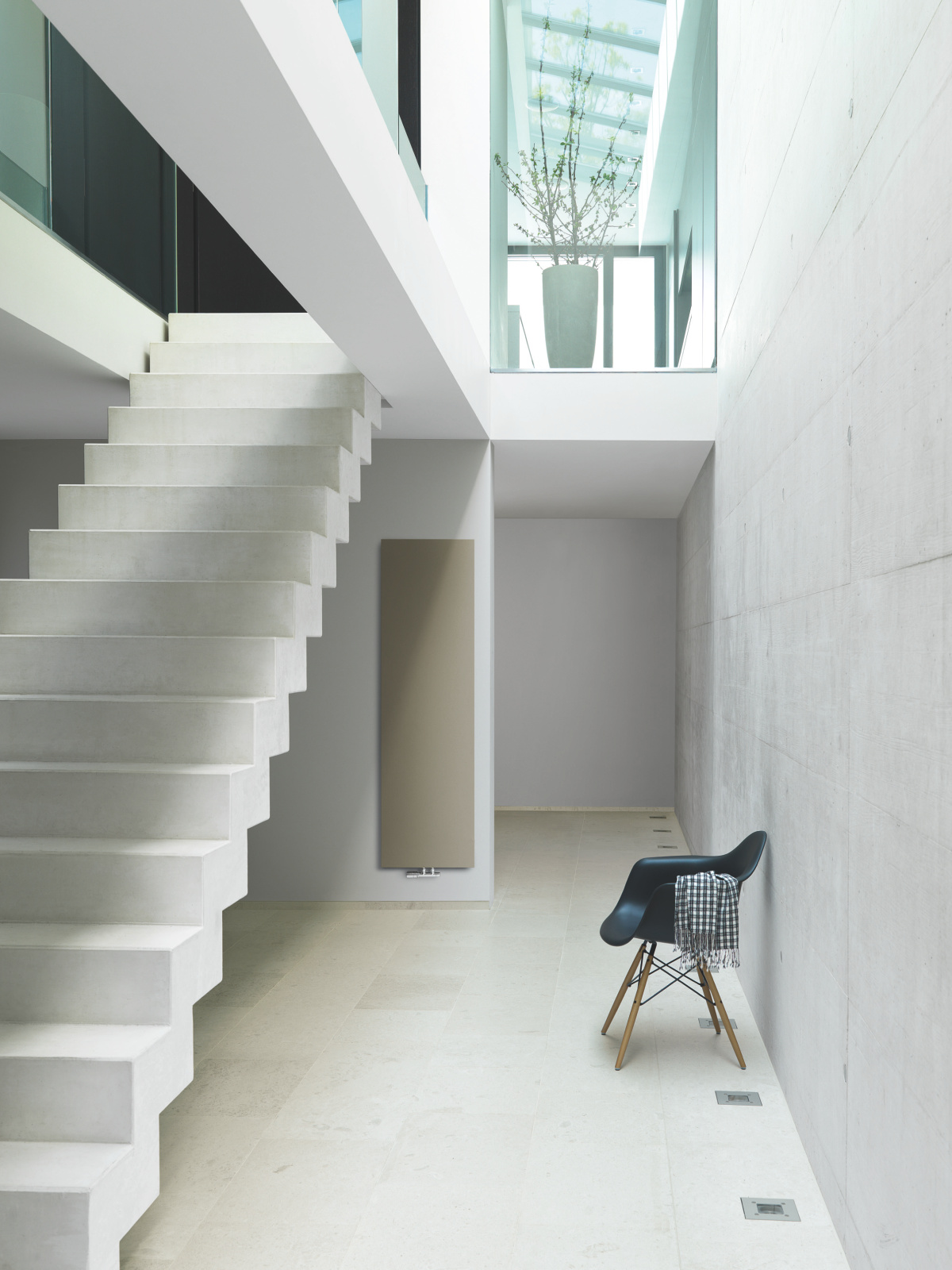 Rendering Zehnder Arteplano Classic Decorative radiator Front view