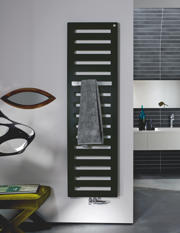 Rendering Zehnder Metropolitan Bar Decorative radiator Front view