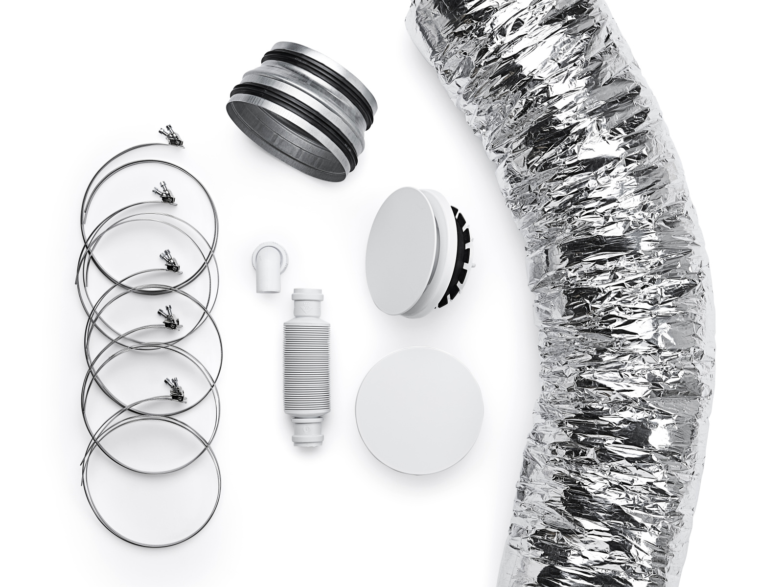 Cut-Out Zehnder Heat recovery connection packages Comfortable indoor ventilation Angled view