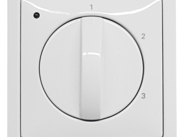 Cut-Out Zehnder SAI Switch Comfortable indoor ventilation Front view