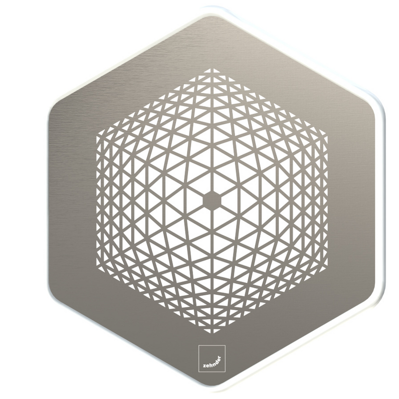 Rendering ComfoGrid CLRF/TVA Design line Comfortable indoor ventilation Top view