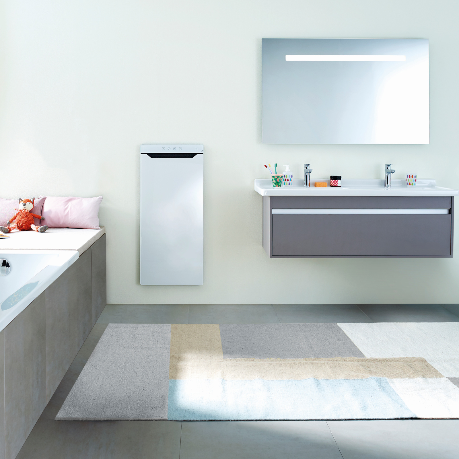 Rendering Zehnder Zenia Decorative radiator 