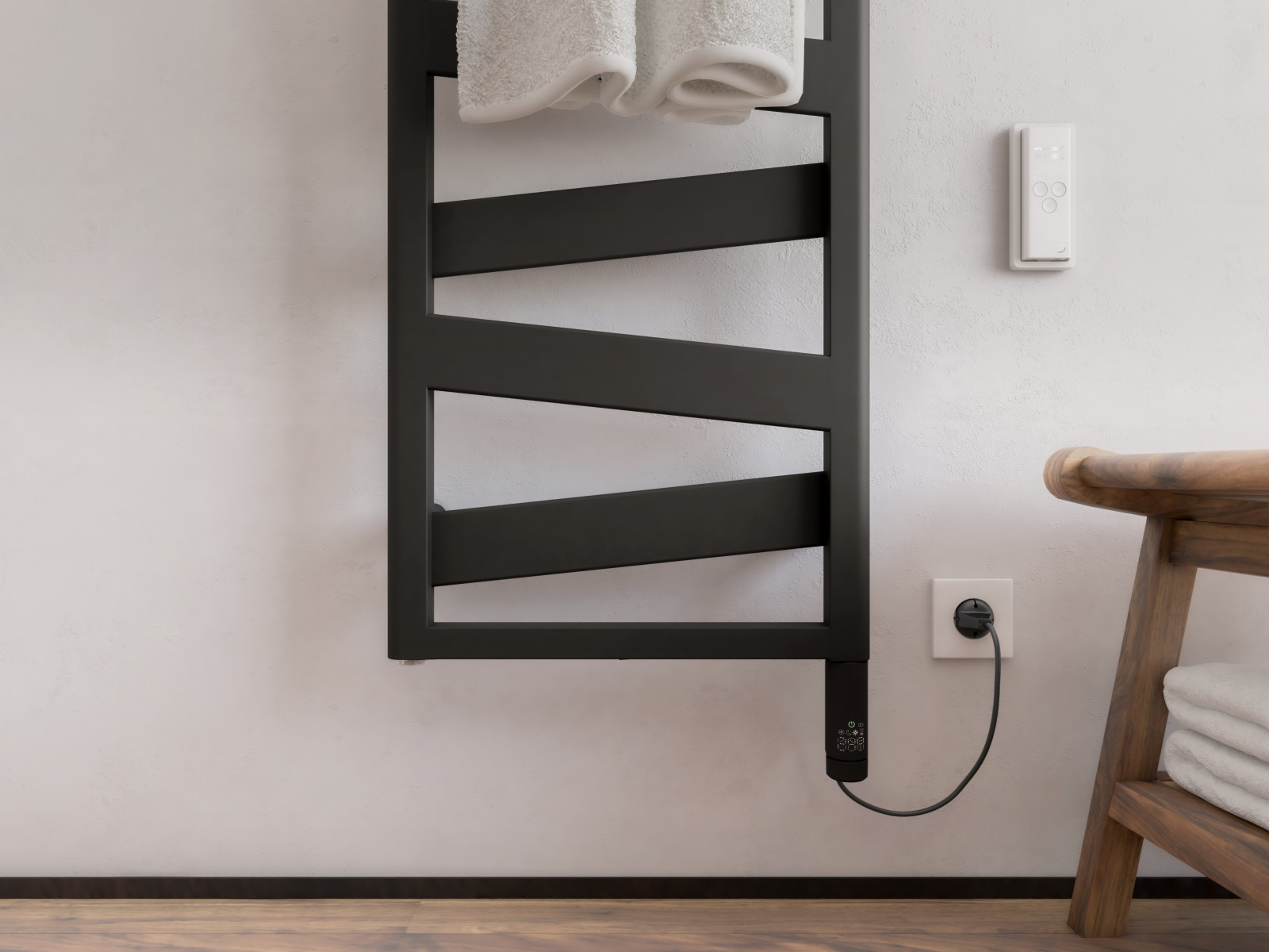 Rendering Zehnder Ribbon Decorative radiator Front view