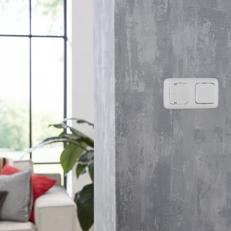 Rendering Zehnder CO2 Sensor RF Comfortable indoor ventilation Front view