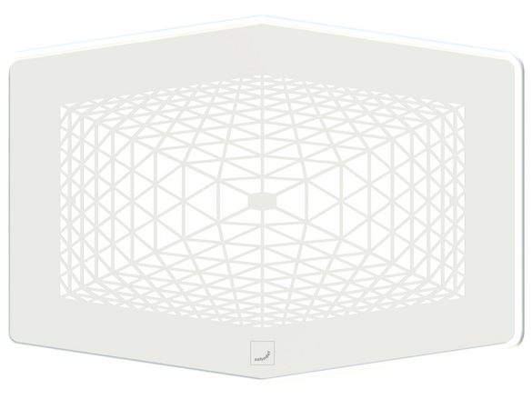 Rendering ComfoGrid CLD Design line Comfortable indoor ventilation Top view