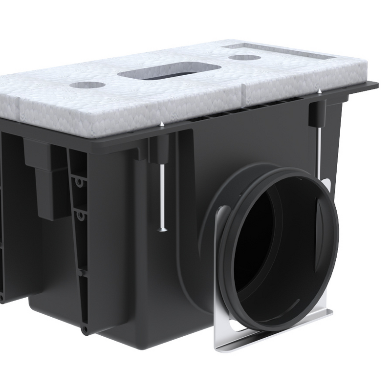 Rendering Zehnder ComfoCase CLD-P Comfortable indoor ventilation Angled view