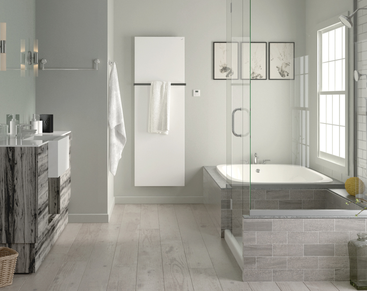 Cut-Out Fina Lean Bar Decorative radiator 