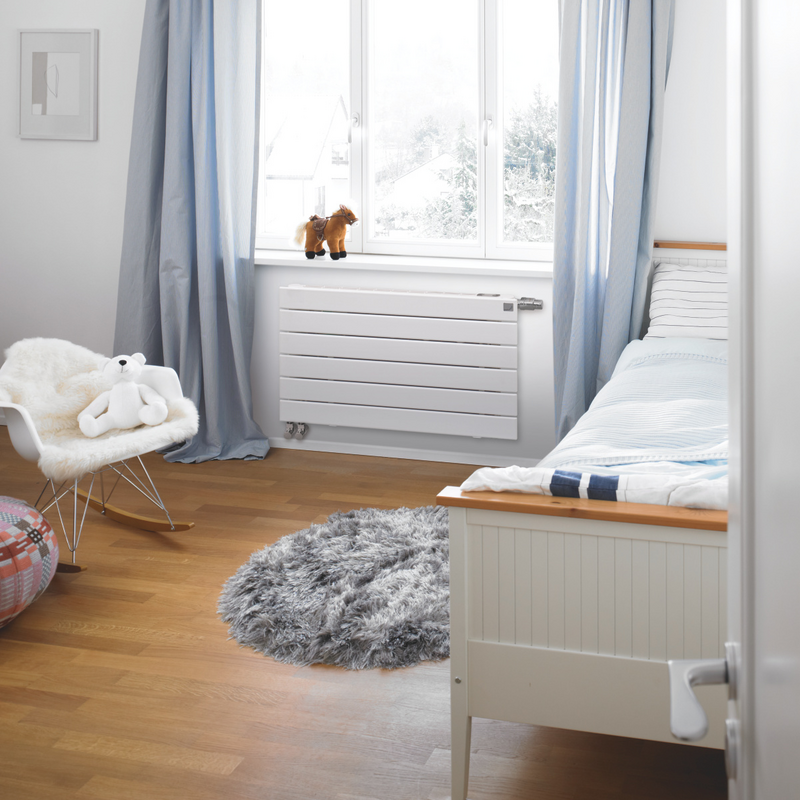 Rendering Zehnder Nova Neo Decorative radiator Front view