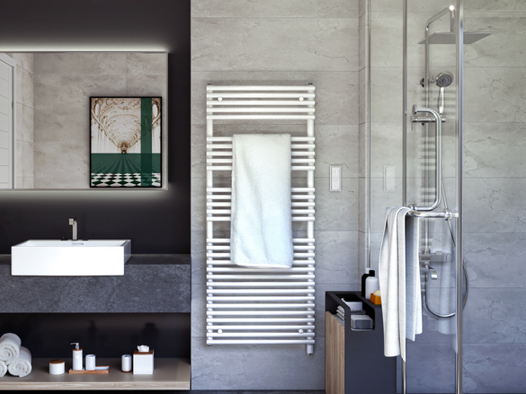 Rendering Zehnder Forma Spa Decorative radiator 