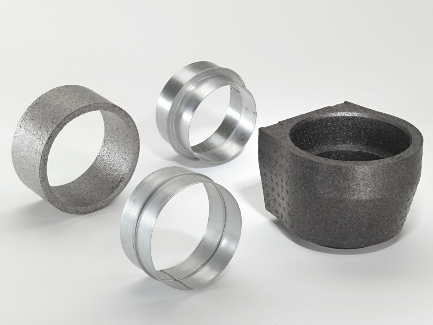 Junction, connection nipple, set, ComfoPipe Plus connection set, ComfoFond-L Eco 350, adapter