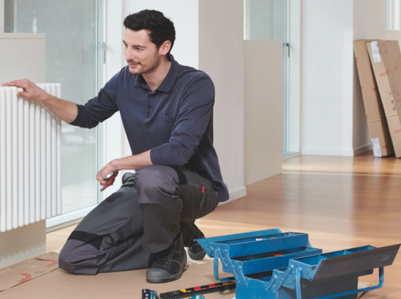 Rendering Zehnder Charleston Decorative radiator Side view