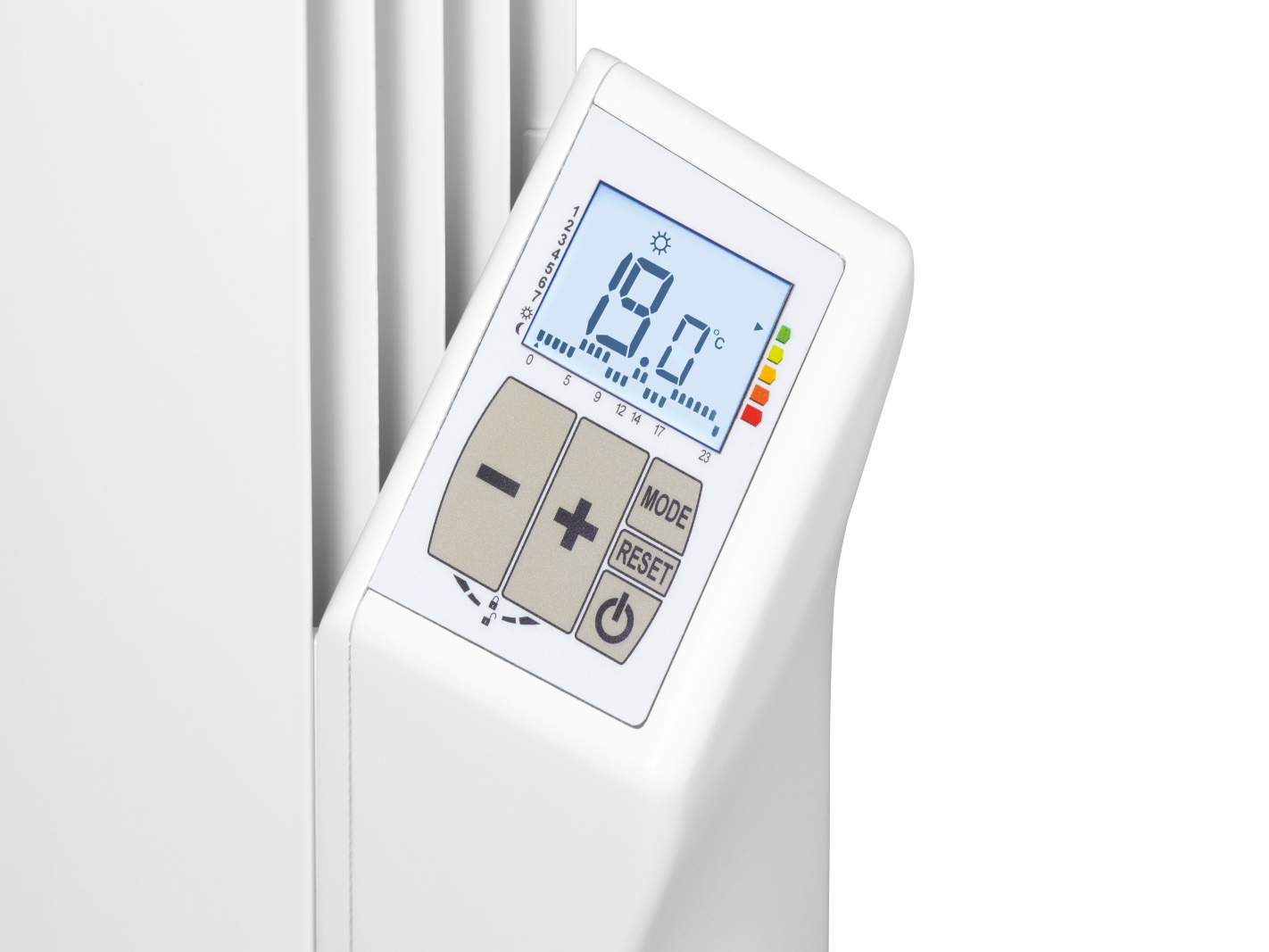 Acova_Cotona_LCD_z Focus Cotona Decorative radiator Front view