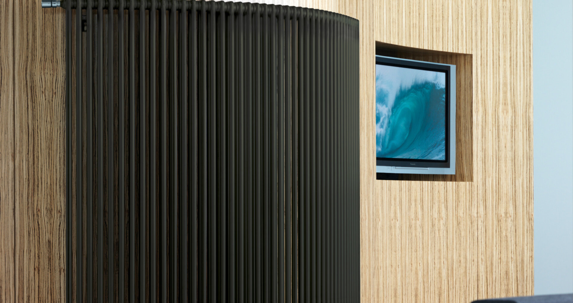 Rendering Zehnder Test Decorative radiator Front view